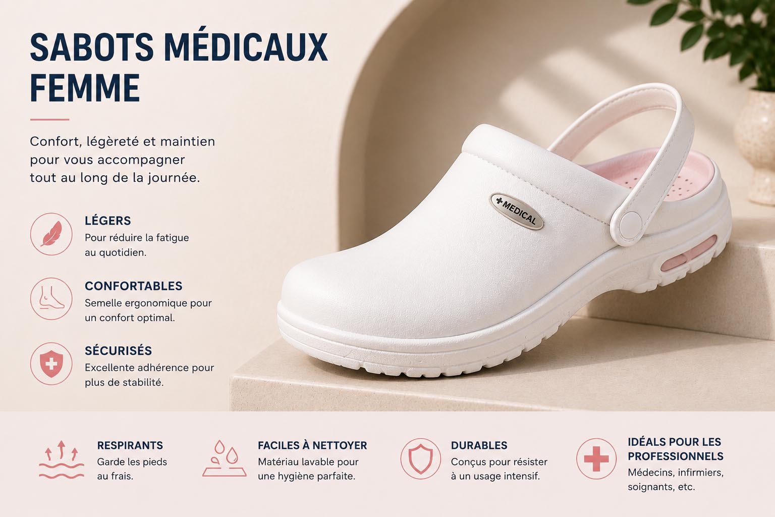 Sabot médicales femme Tifano