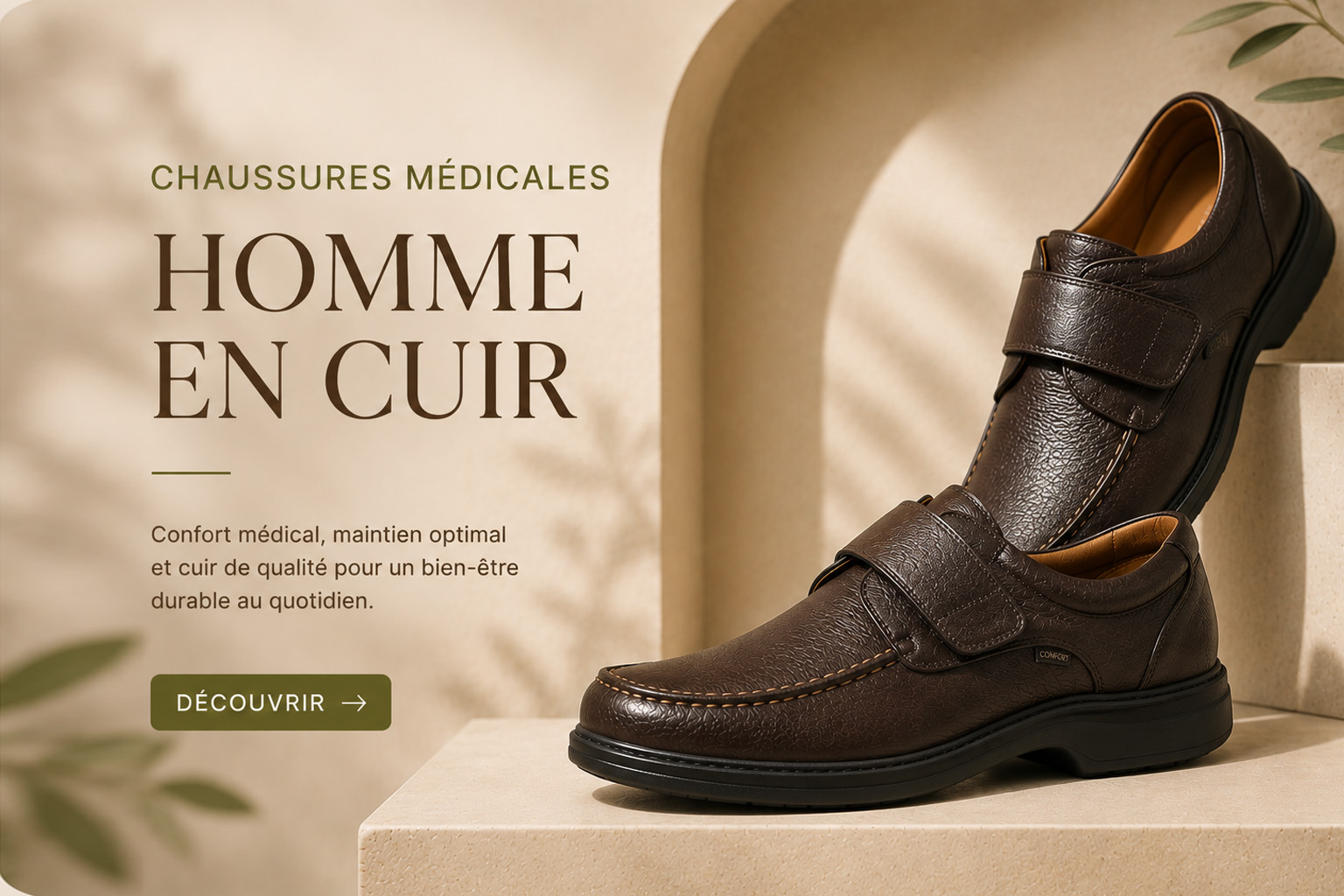 chaussure médicales homme Tifano
