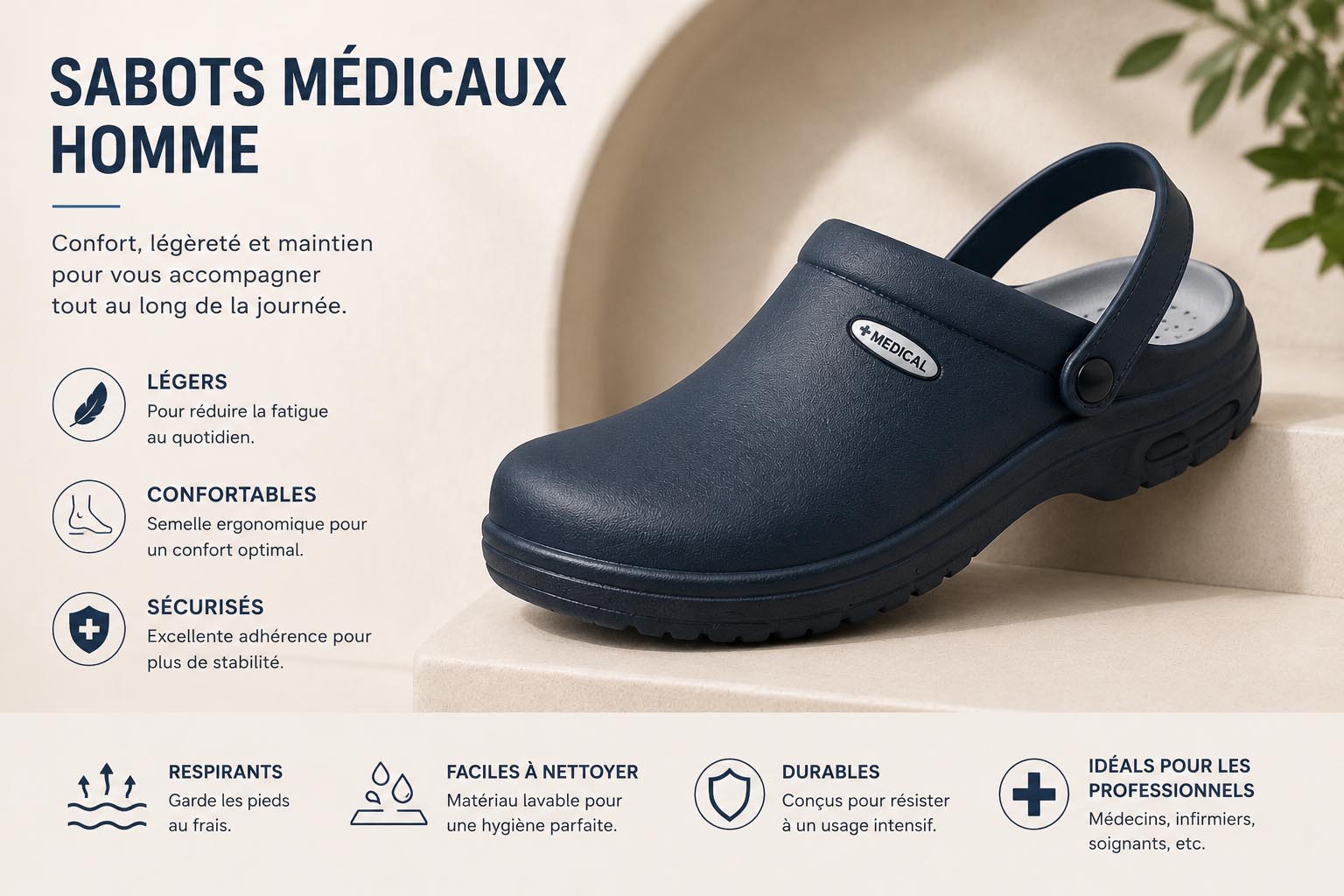 Sabot médicales homme Tifano
