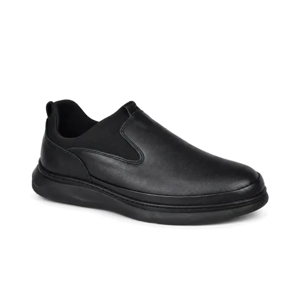 CHAUSSURE CONFORT 903 NOIR CUIR .......... homme
