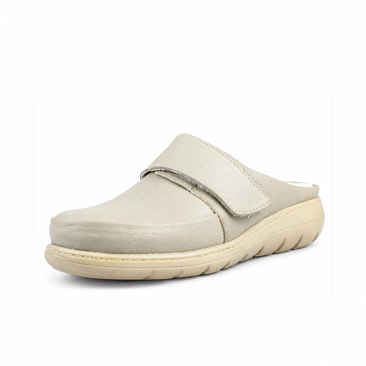 Sabot pour femme s010-1 beige cuir .......... ..... 