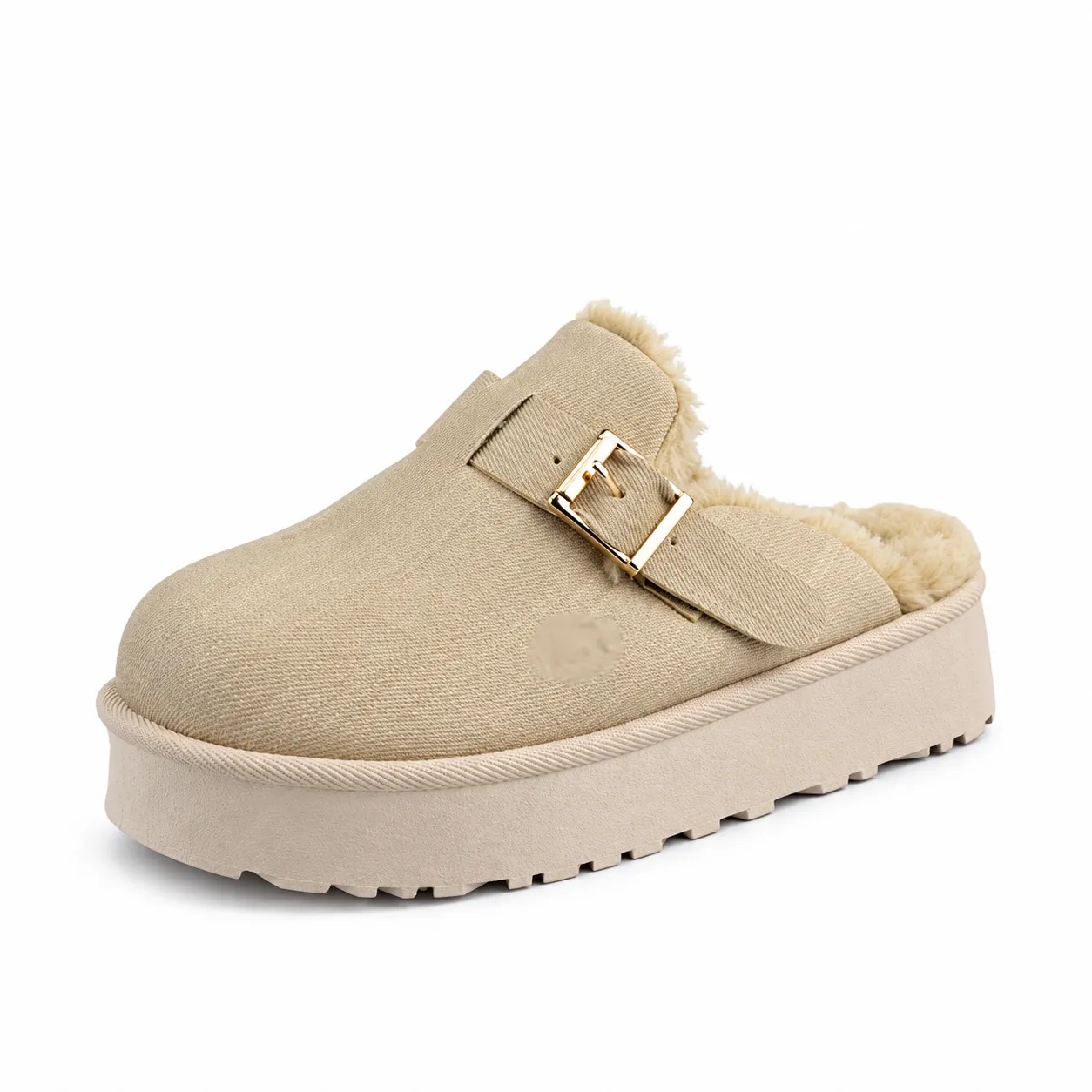  pantoufle compensée pour femme  0190 beige ..........   