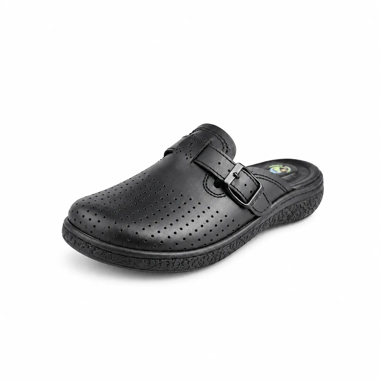 Sabot medicale pour femme 03 noir cuir ...........