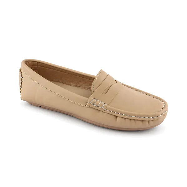Mocassin pour femme M2024 beige ............   
