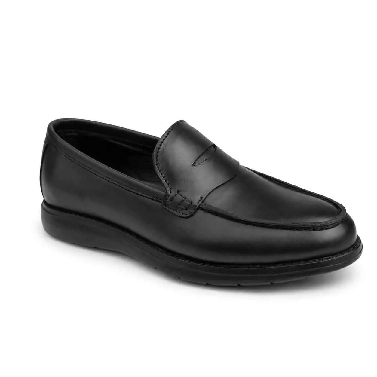 Mocassin pour homme 209 noir cuir