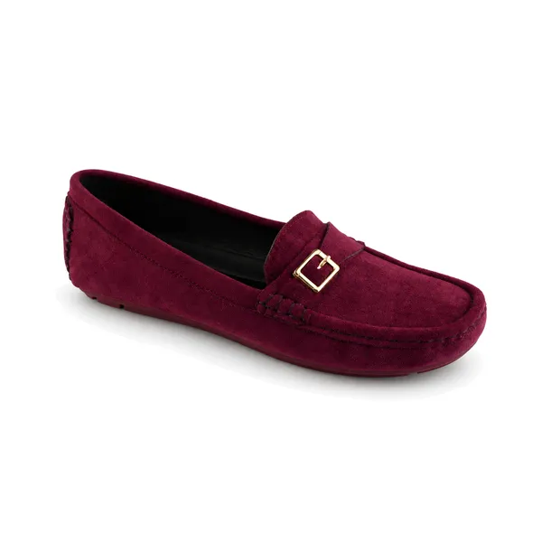 Mocassin pour femme M2025 bordeaux  daim  
