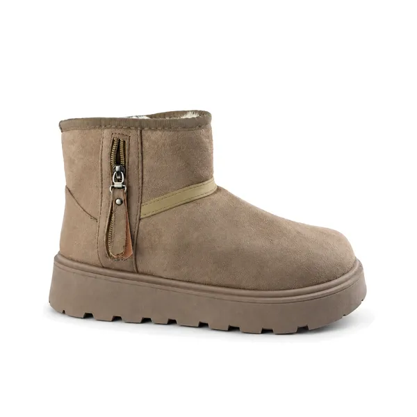  pantoufle compense pour femme  lc 2-1029 marron 