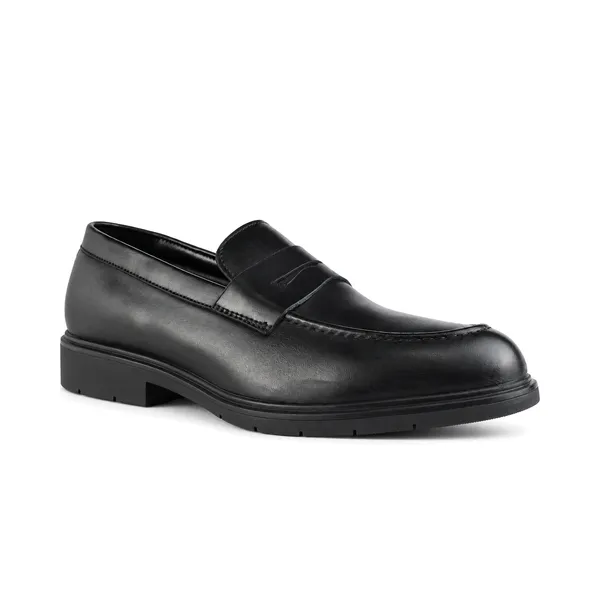 CHAUSSURE HOMME confort 033 NOIR CUIR 