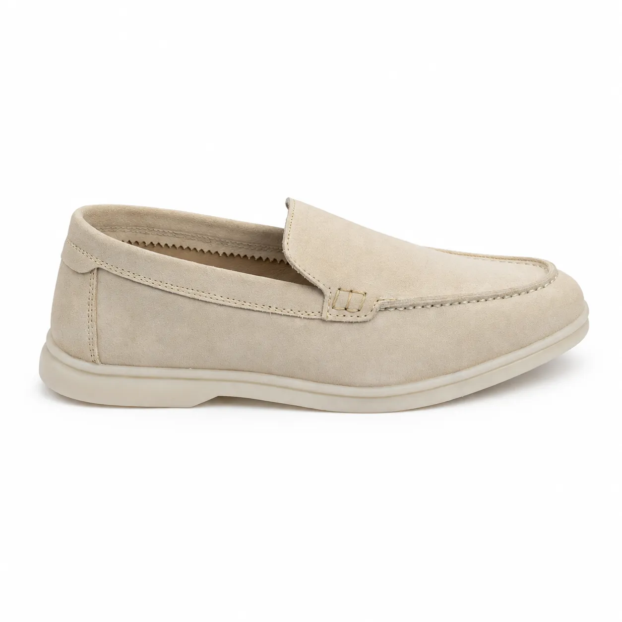 Mocassin pour homme 112 Beige daim ..........  miniature