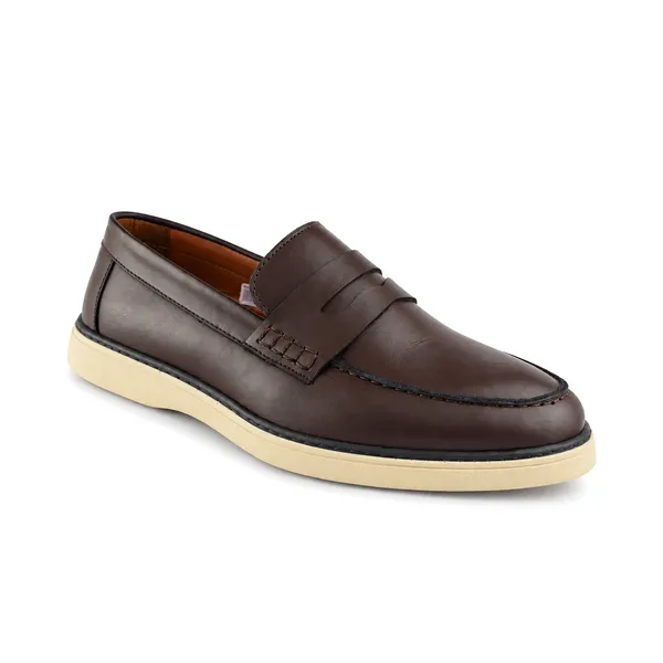 CHAUSSURE HOMME CONFORT+ 014 marron cuir miniature