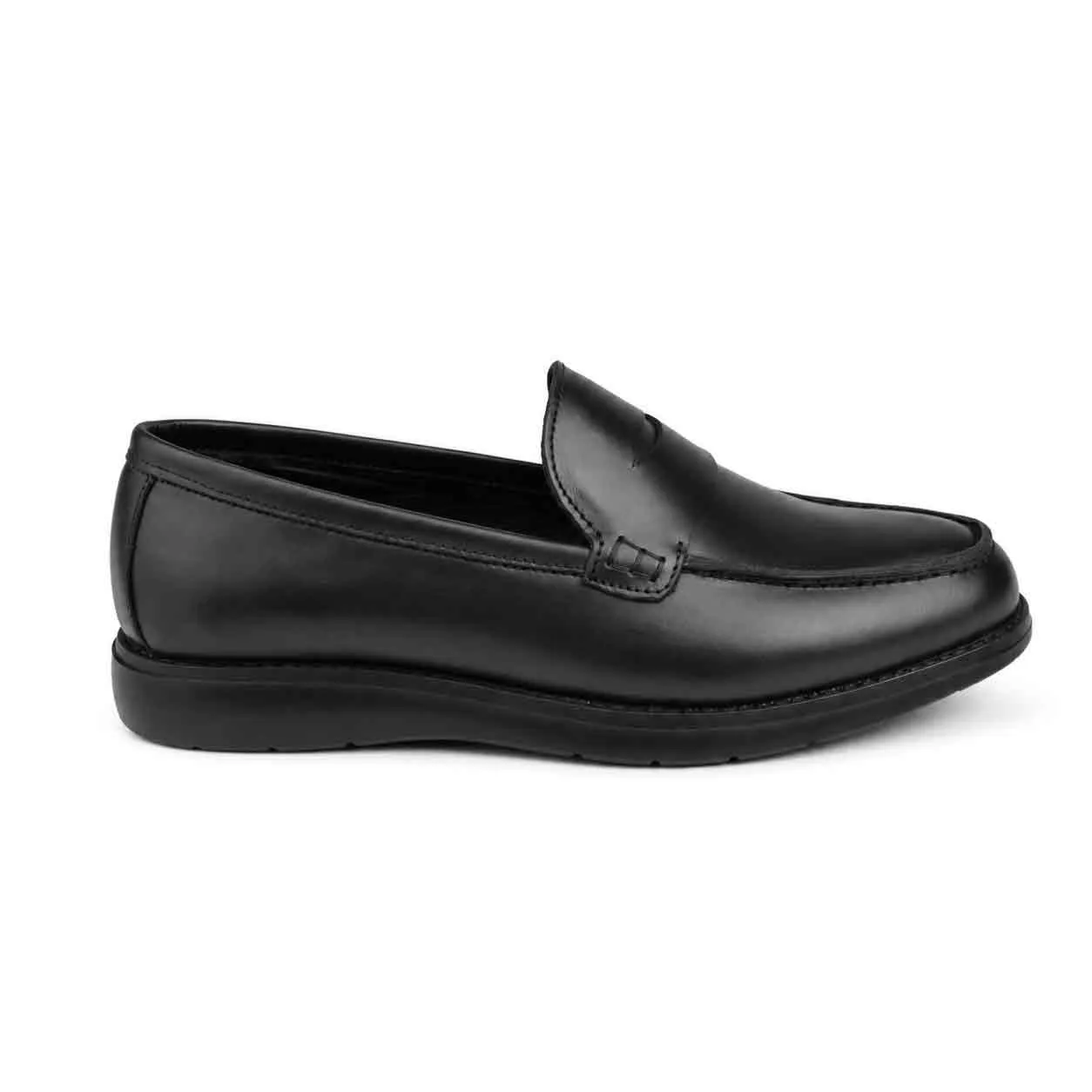 Mocassin pour homme 209 noir cuir miniature