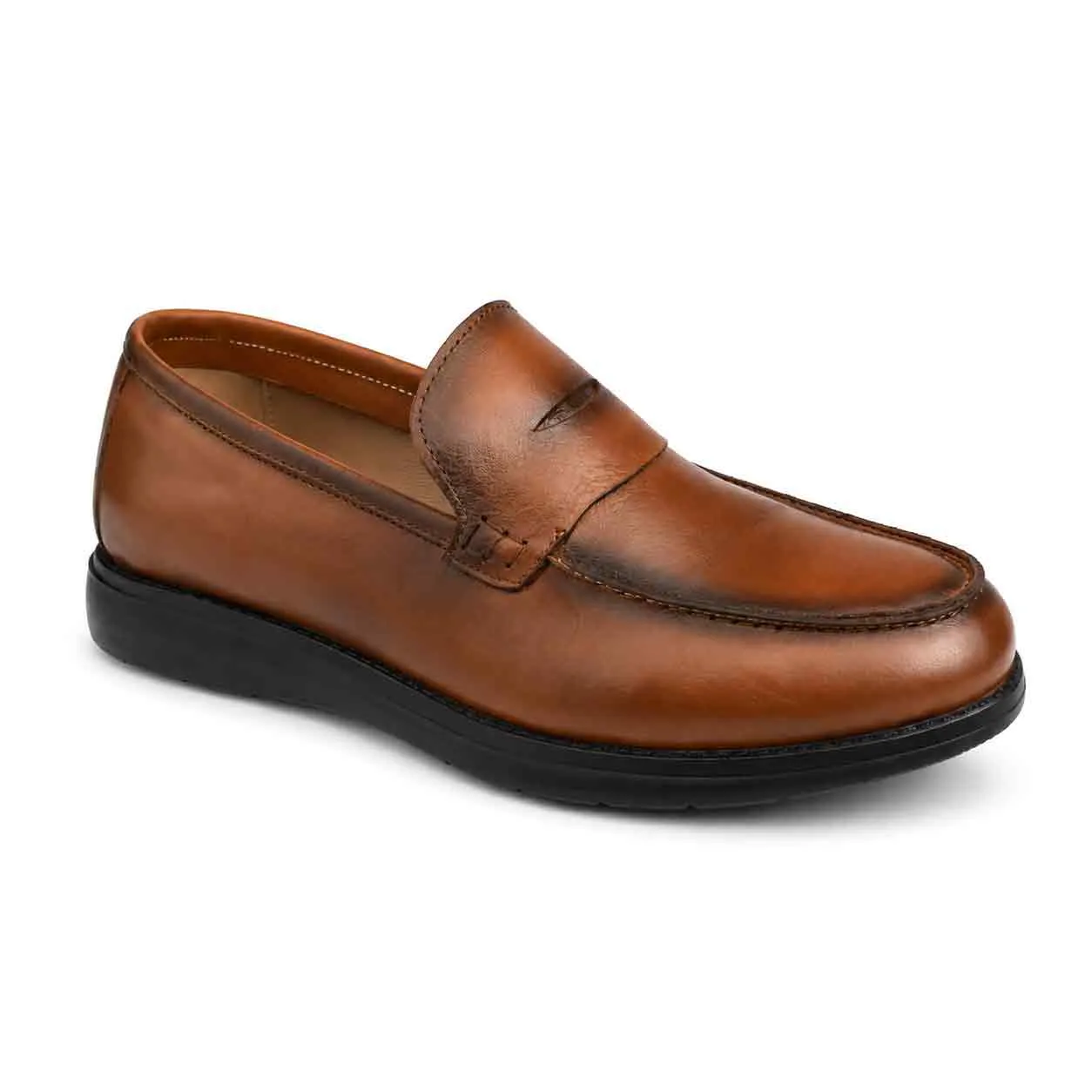 Mocassin pour homme 209 marron cuir  miniature