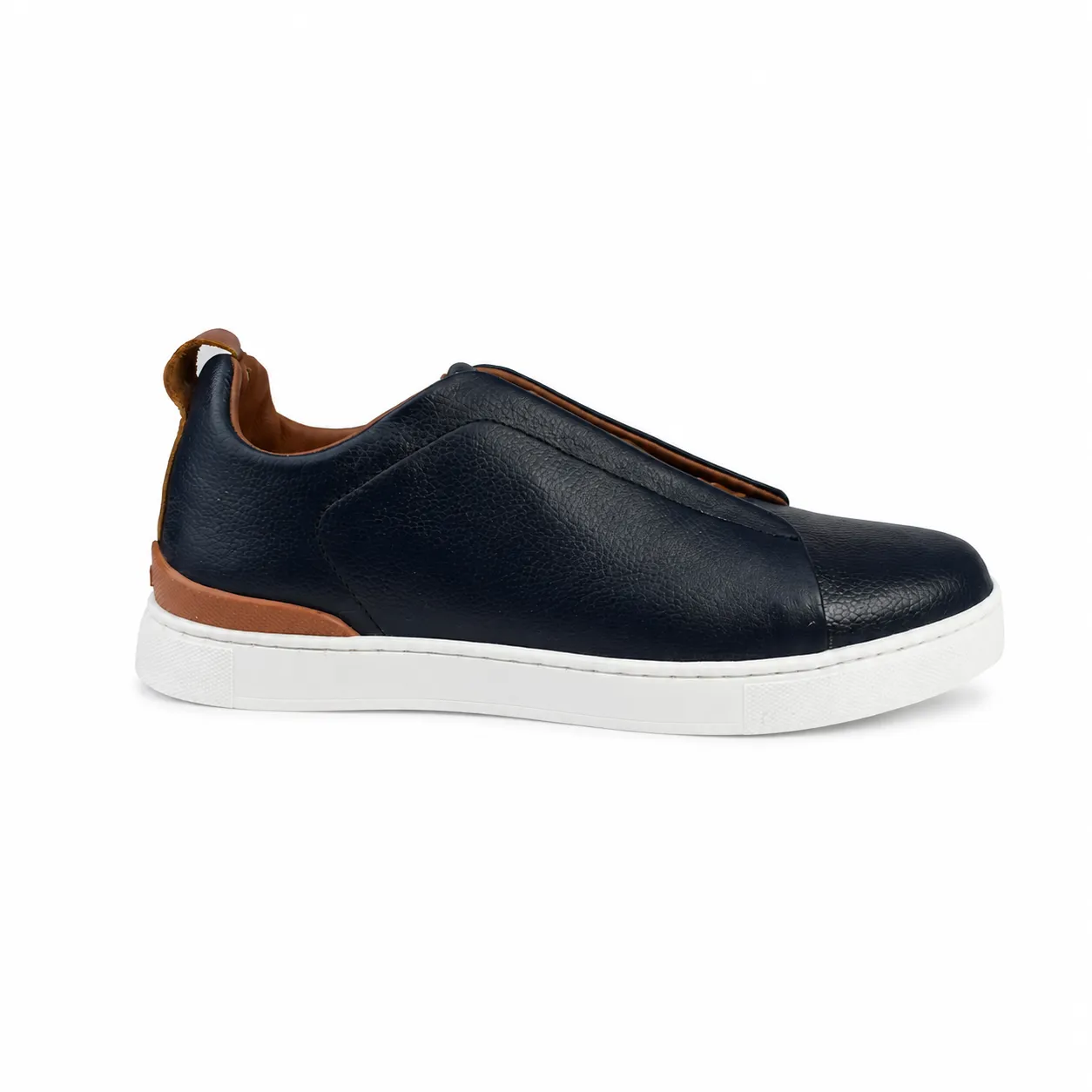 Basket espadrille pour homme   060 bleu cuir   miniature