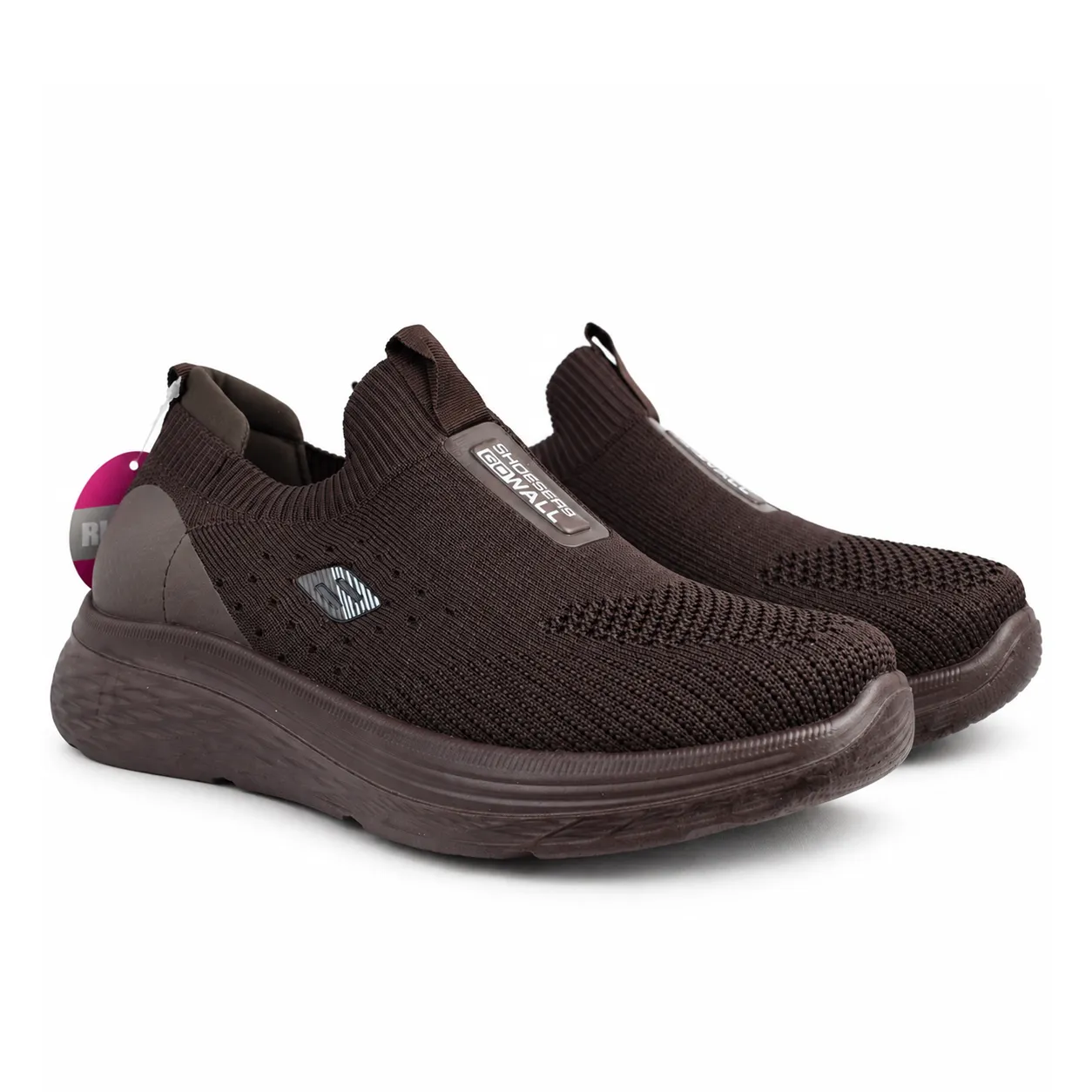 Espadrille ballerine pour femme LX-34  marron miniature
