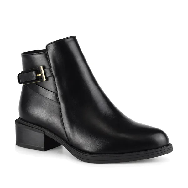 Bottine pour femme BT-SOL3241 noir miniature
