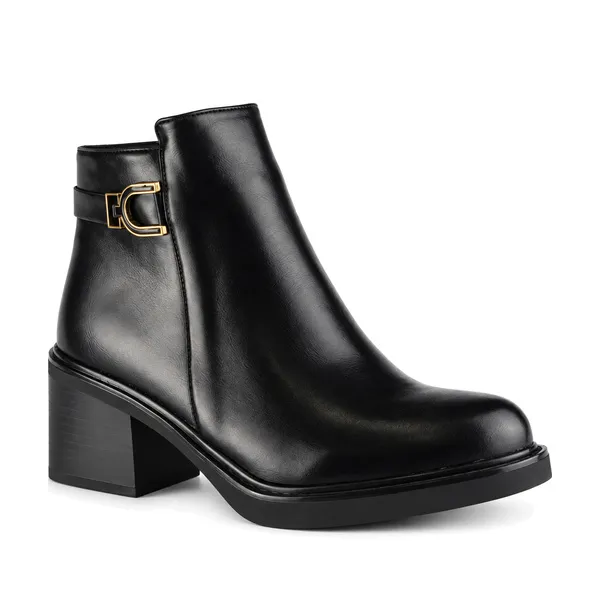 Bottine pour femme TF-SOL1234 noir  miniature