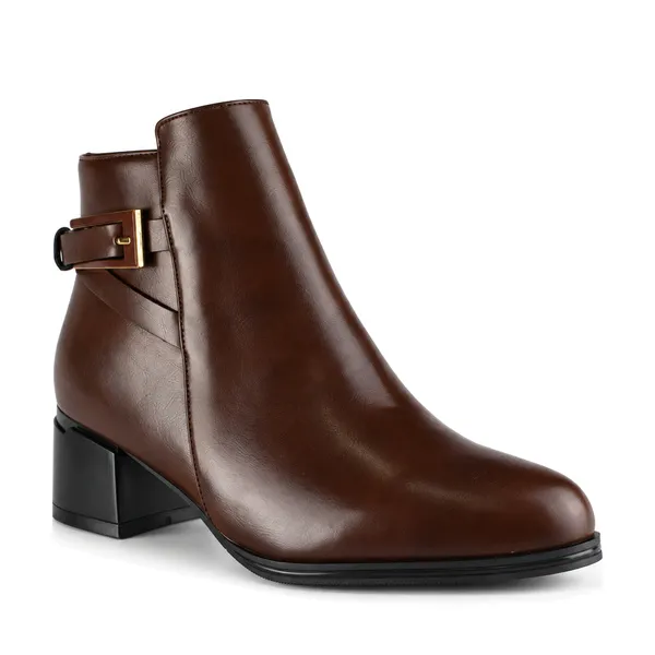 Bottine pour femme BT-HL 1423 marron miniature