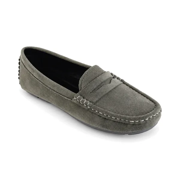 Mocassin pour femme M2023 GRIS daim  miniature