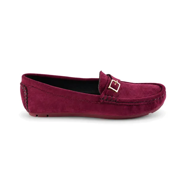Mocassin pour femme M2025 bordeaux  daim   miniature