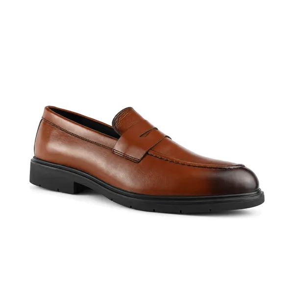 CHAUSSURE HOMME confort 033 MARRON CUIR   miniature