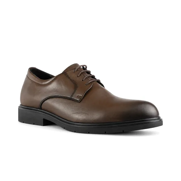 Chaussure homme 032-3 marron cuir  miniature
