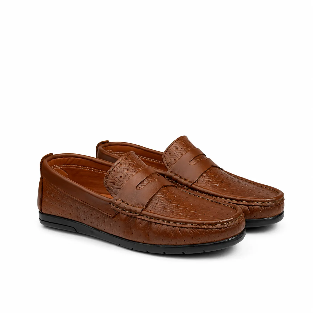 Mocassin pour homme 010 tabac cuir     miniature
