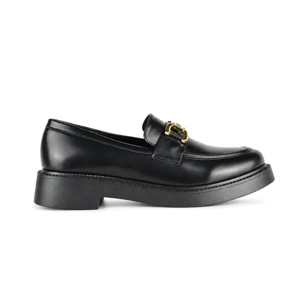 Derbies a platforme pour femme 7516-3 noir  miniature