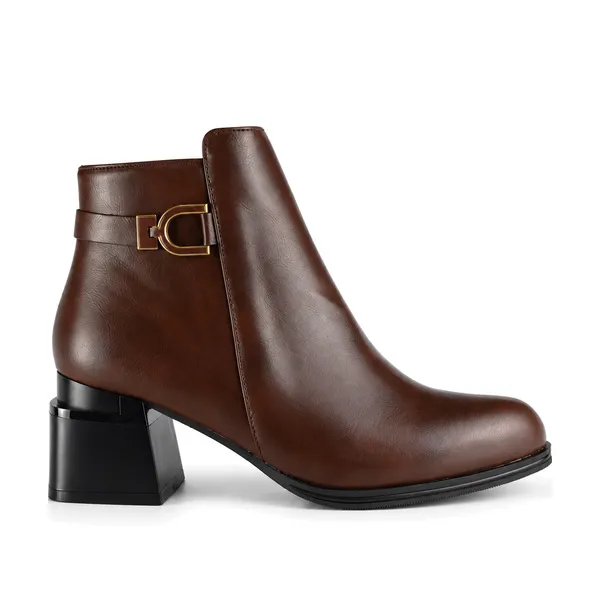 Bottine pour femme TF-HEL 4321 marron miniature