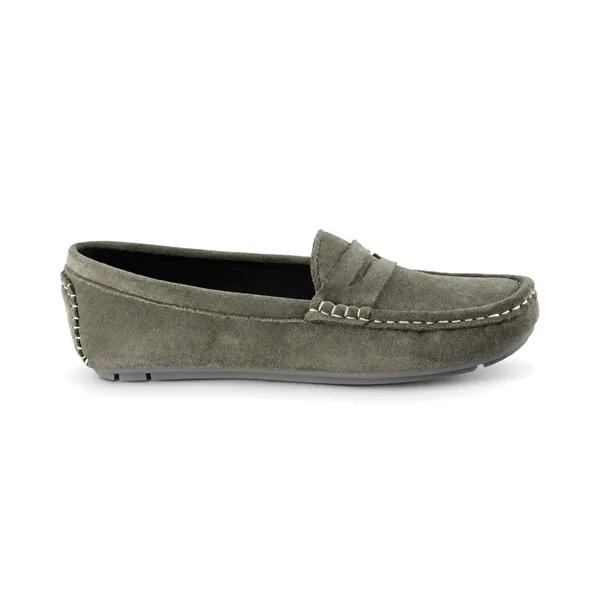 Mocassin pour femme M2023 GRIS daim  miniature