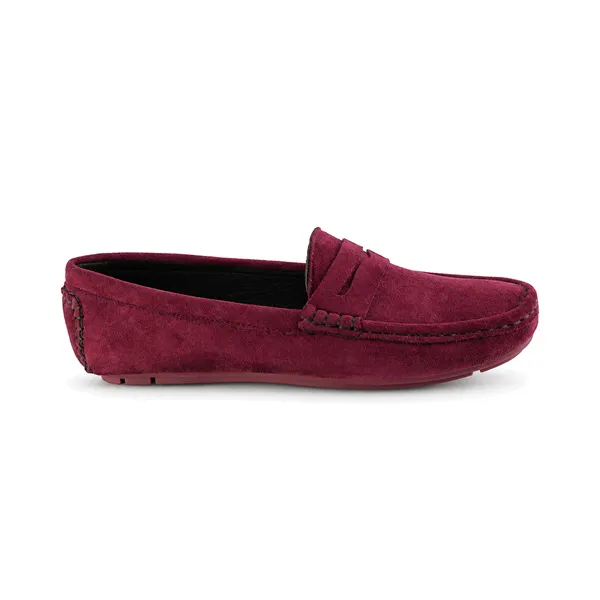 Mocassin pour femme M2023 M2023 bordeaux daim  miniature