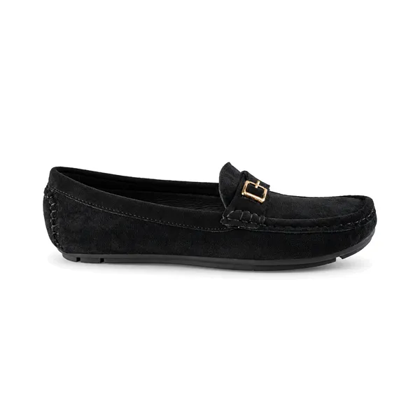 Mocassin pour femme M2025 noir  daim  miniature