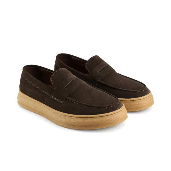 CHAUSSURE HOMME CONFORT+ 09-2 marron daim miniature