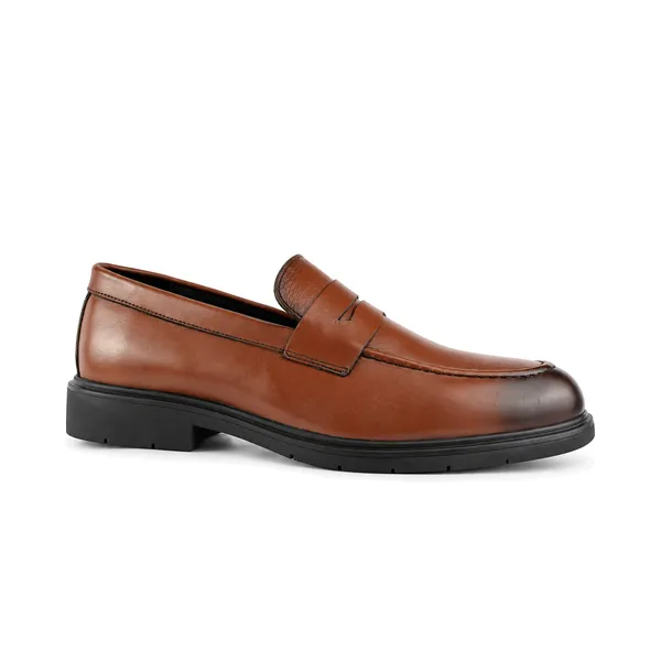 CHAUSSURE HOMME confort 033 MARRON CUIR   miniature
