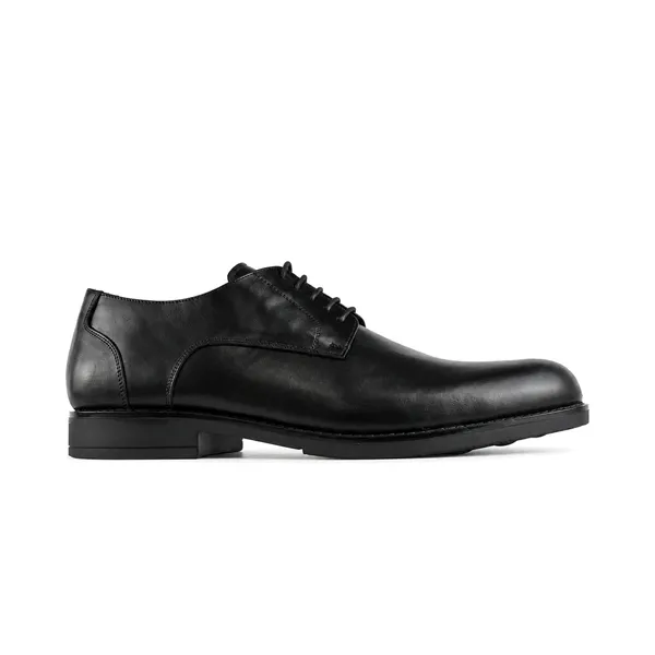CHAUSSURE HOMME 101-2 NOIR CUIR  miniature