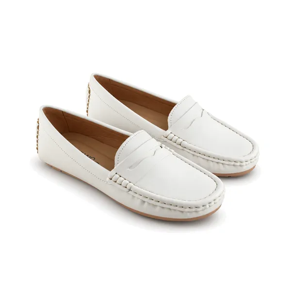 Mocassin pour femme M2024 blanc...........   miniature