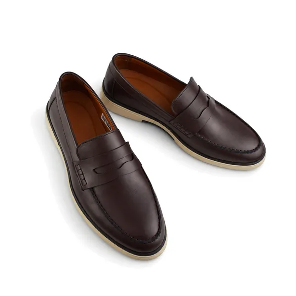 CHAUSSURE HOMME CONFORT+ 014 marron cuir miniature