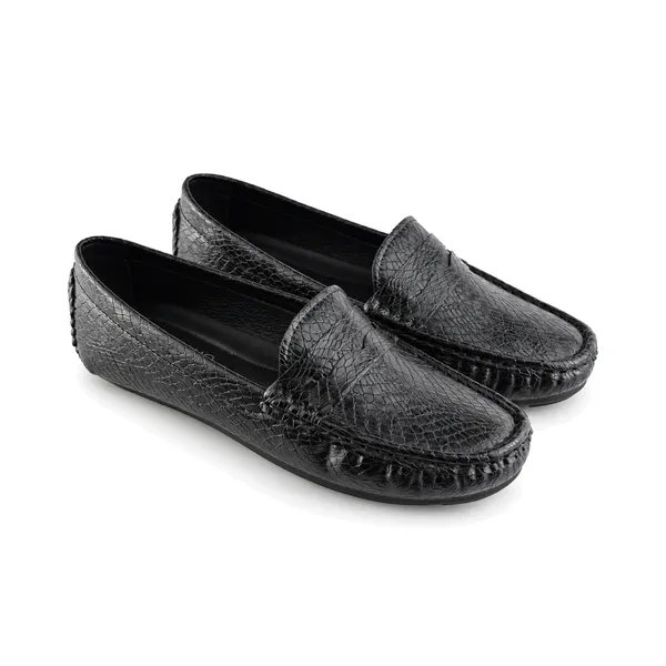 Mocassin pour femme M2023-1 noir...........   miniature