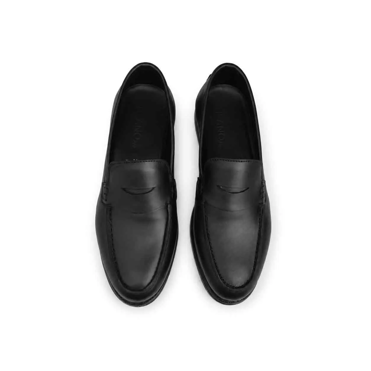Mocassin pour homme 209 noir cuir miniature