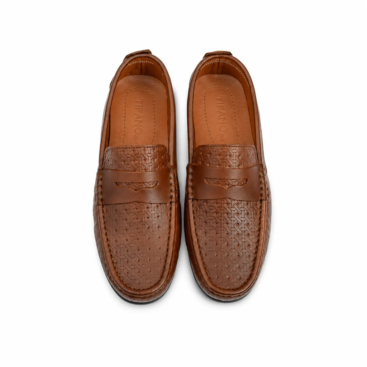 Mocassin pour homme 010 tabac cuir     miniature