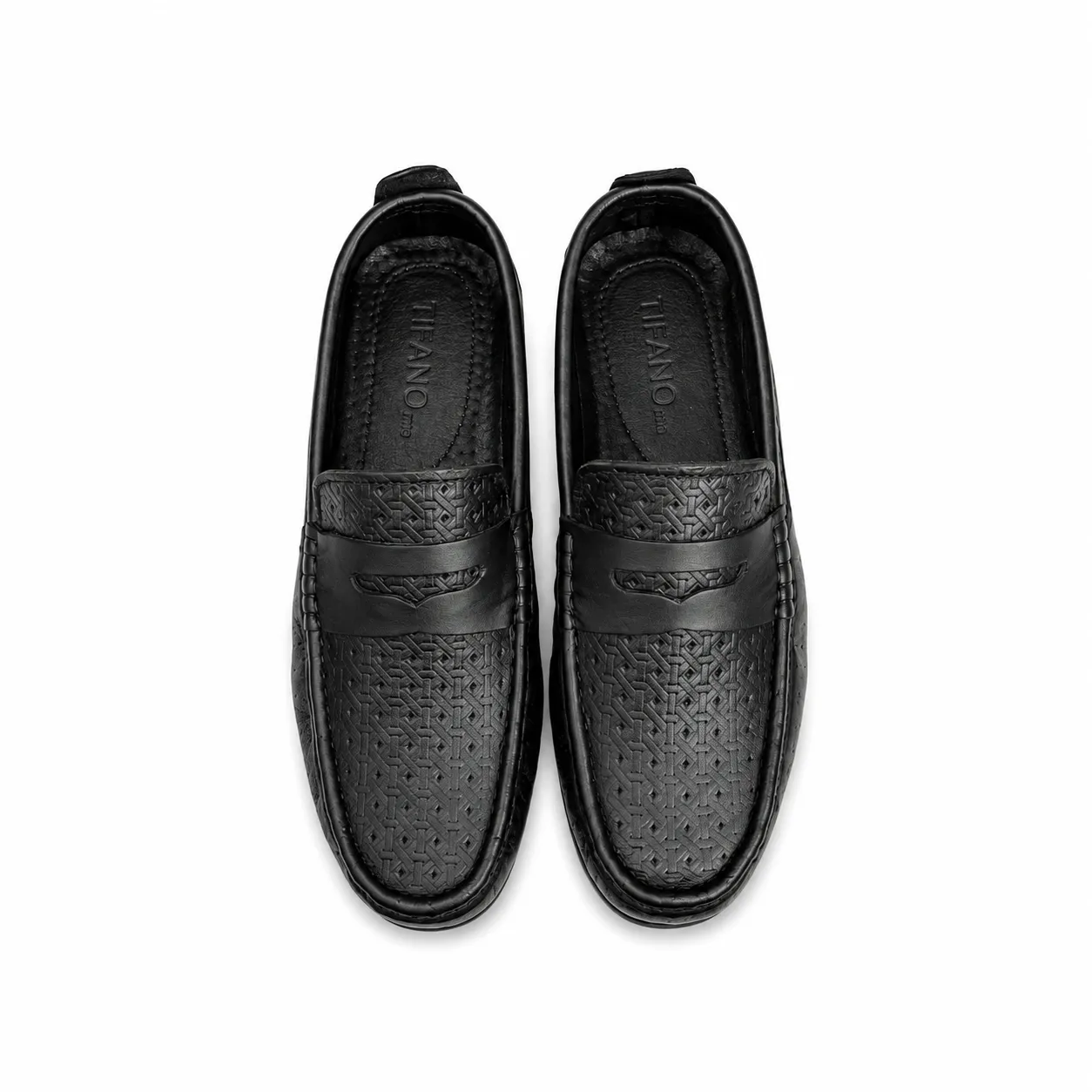 Mocassin pour homme 010 noir  cuir    miniature