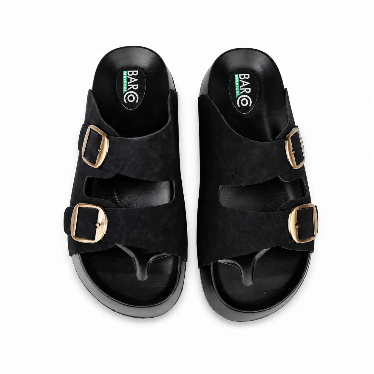 Sandale Compense pour femme 1005 noir miniature