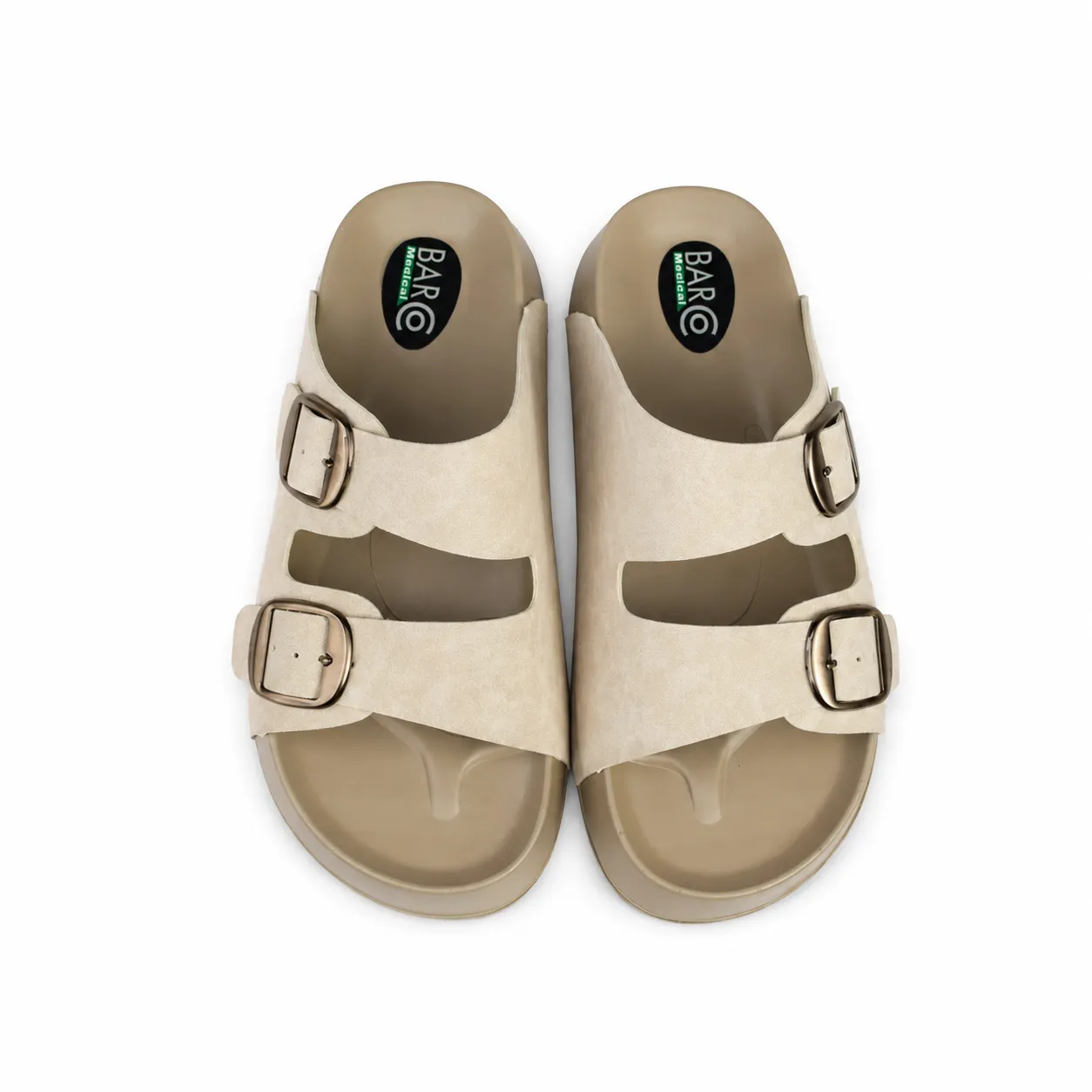Sandale Compense pour femme 1005 beige miniature