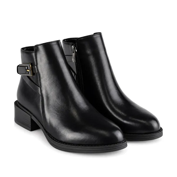 Bottine pour femme BT-SOL3241 noir miniature