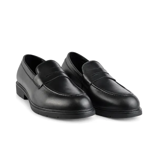 CHAUSSURE HOMME confort 033 NOIR CUIR  miniature