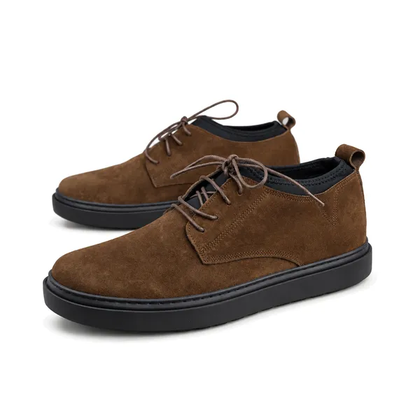 Chaussure de ville homme 053 marron daim  ....    miniature