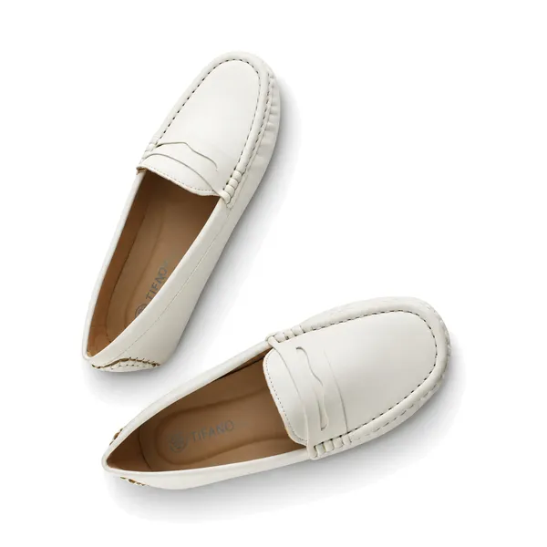 Mocassin pour femme M2024 blanc...........   miniature