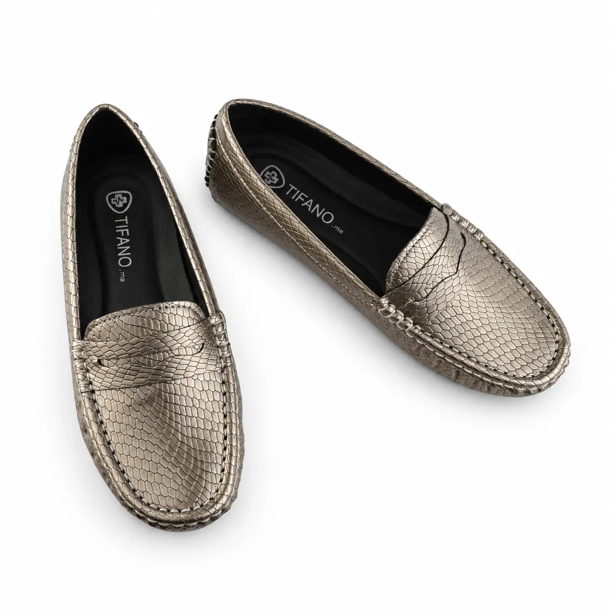 Mocassin pour femme M2023-1 gris nickel ...........    miniature
