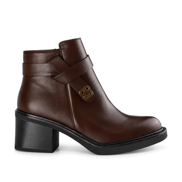Bottine pour femme BB-SOL3322 marron miniature