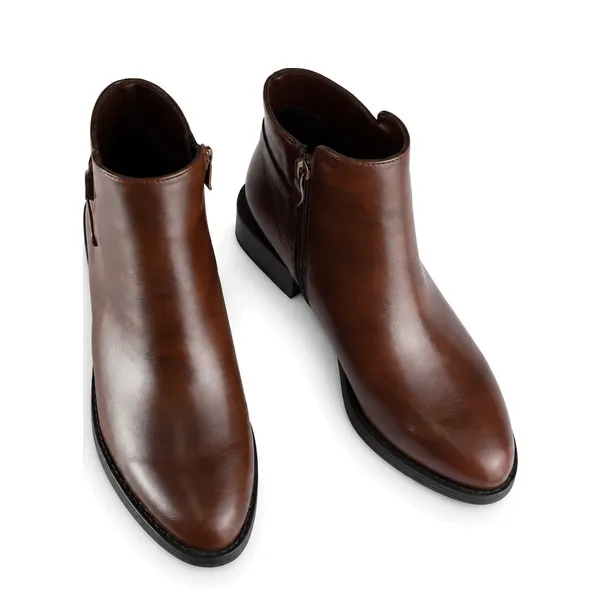 Bottine pour femme dd-SOL9887 marron miniature
