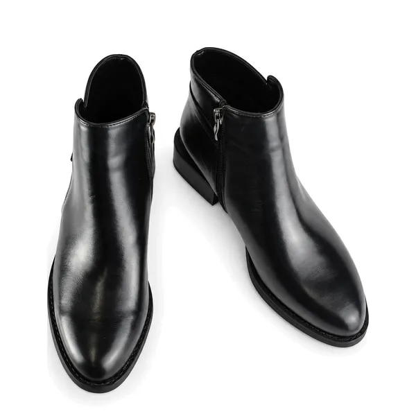 Bottine pour femme dd-SOL9887 noir miniature